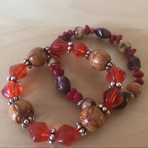 Matching Red Bracelets